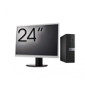 Pachet Calculator Second Hand DELL OptiPlex 7040 SFF, Intel Core i3-6100 3.70GHz, 8GB DDR4, 256GB SSD + Monitor 24"