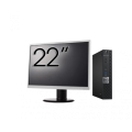 Pachet Calculator Second Hand DELL OptiPlex 7050 Mini PC, Intel Core i5-7500T 2.70 - 3.30GHz, 16GB DDR4, 256GB SSD + Monitor 22"