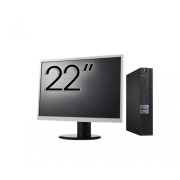 Pachet Calculator Second Hand DELL OptiPlex 7050 Mini PC, Intel Core i5-7500T 2.70 - 3.30GHz, 16GB DDR4, 256GB SSD + Monitor 22"
