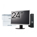 Pachet Calculator Second Hand DELL OptiPlex 7050 Mini PC, Intel Core i5-7500T 2.70 - 3.30GHz, 16GB DDR4, 256GB SSD + Monitor 24" + Imprimanta Brother HL-L6300DW