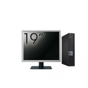 Pachet Calculator Second Hand DELL OptiPlex 7050 Mini PC, Intel Core i5-7500T 2.70 - 3.30GHz, 8GB DDR4, 256GB SSD + Monitor 19"