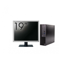 Pachet Calculator Second Hand DELL OptiPlex 3070 SFF, Intel Core i3-9100 3.60 - 4.20GHz, 8GB DDR4, 256GB SSD + Monitor 19"