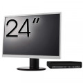 Pachet Calculator Second Hand HP ProDesk 400 G6 Mini, Intel Core i5-10500T 2.30 - 3.80GHz, 8GB DDR4, 256GB SSD + Monitor 24"
