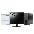 Pachet Calculator Second Hand DELL OptiPlex 3070 SFF, Intel Core i3-9100 3.60 - 4.20GHz, 8GB DDR4, 256GB SSD + Monitor 19" + Imprimanta Brother HL-L6300DW