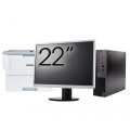 Pachet Calculator Second Hand DELL OptiPlex 3070 SFF, Intel Core i3-9100 3.60 - 4.20GHz, 8GB DDR4, 256GB SSD + Monitor 22" + Imprimanta Brother HL-L6300DW