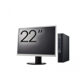 Pachet Calculator Second Hand DELL OptiPlex 3060 MiniPC, Intel Core i3-8100T 3.10GHz, 8GB DDR4, 256GB SSD + Monitor 22"