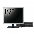 Pachet Calculator Second Hand HP 280 G2 SFF, Intel Pentium G4400 3.30GHz, 8GB DDR4, 500GB HDD, DVD-ROM + Monitor 19"