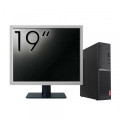 Pachet Calculator Second Hand LENOVO V520s SFF, Intel Core i5-7500 3.40GHz, 8GB DDR4, 256GB SSD + Monitor 19"