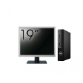 Pachet Calculator Second Hand DELL OptiPlex 3090 Mini PC, Intel Core i3-10105T 3.00 - 3.90GHz, 8GB DDR4, 256GB SSD + Monitor 19"