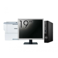 Pachet Calculator Second Hand DELL OptiPlex 3090 Mini PC, Intel Core i3-10105T 3.00 - 3.90GHz, 8GB DDR4, 256GB SSD + Monitor 19" + Imprimanta Brother HL-L6300DW