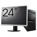 Pachet Calculator Lenovo Thinkcentre M92p Tower, Intel Core i5-3470 3.20GHz, 4GB DDR3, 250GB SATA, DVD-RW + Monitor 24"