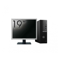 Pachet Calculator Second Hand DELL OptiPlex 5080 SFF, Intel Core i5-10500 3.10 - 4.50GHz, 8GB DDR4, 256GB SSD + Monitor 19"