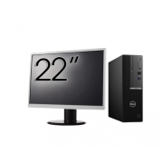 Pachet Calculator Second Hand DELL OptiPlex 5080 SFF, Intel Core i5-10500 3.10 - 4.50GHz, 16GB DDR4, 512GB SSD + Monitor 22"