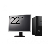 Pachet Calculator Second Hand DELL OptiPlex 5080 SFF, Intel Core i5-10500 3.10 - 4.50GHz, 16GB DDR4, 512GB SSD + Monitor 22"