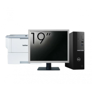 Pachet Calculator Second Hand DELL OptiPlex 5080 SFF, Intel Core i5-10500 3.10 - 4.50GHz, 16GB DDR4, 512GB SSD + Monitor 19" + Imprimanta Brother HL-L6300DW