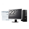 Pachet Calculator Second Hand DELL OptiPlex 5080 SFF, Intel Core i5-10500 3.10 - 4.50GHz, 16GB DDR4, 512GB SSD + Monitor 22" + Imprimanta Brother HL-L6300DW