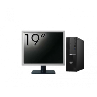 Pachet Second Hand DELL OptiPlex 5090 SFF, Intel Core i5-10500 3.10 - 4.50GHz, 8GB DDR4, 256GB SSD + Monitor 19"