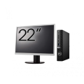 Pachet Calculator Second Hand DELL OptiPlex 7080 Mini PC, Intel Core i5-10500T 2.30 - 3.80GHz, 8GB DDR4, 256GB SSD + Monitor 22"