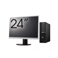 Pachet Calculator Second Hand DELL OptiPlex 7080 SFF, Intel Core i5-10500 3.10 - 4.50GHz, 8GB DDR4, 256GB SSD + Monitor 24"