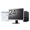 Pachet Calculator Second Hand DELL OptiPlex 7080 SFF, Intel Core i5-10500 3.10 - 4.50GHz, 8GB DDR4, 256GB SSD + Monitor 24" + Imprimanta Brother HL-L6300DW