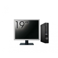 Pachet Calculator Second Hand DELL OptiPlex 5090 Mini PC, Intel Core i5-10500T 2.30 - 3.80GHz, 8GB DDR4, 256GB SSD + Monitor 19"