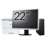 Pachet Calculator Second Hand Lenovo S510 SFF, Intel Core i3-6100T 3.20GHz, 8GB DDR4, 128GB SSD + Monitor 22" & Imprimanta Brother HL-L6300DW
