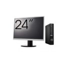 Pachet Calculator Second Hand DELL OptiPlex 5090 Mini PC, Intel Core i5-10500T 2.30 - 3.80GHz, 8GB DDR4, 256GB SSD + Monitor 24"