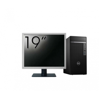 Calculator Second Hand DELL OptiPlex 7080 Tower, Intel Core i5-10500 3.10 - 4.50GHz, 8GB DDR4, 256GB SSD + Monitor 19"