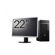 Calculator Second Hand DELL OptiPlex 7080 Tower, Intel Core i5-10500 3.10 - 4.50GHz, 8GB DDR4, 256GB SSD + Monitor 22"