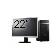 Calculator Second Hand DELL OptiPlex 7080 Tower, Intel Core i5-10500 3.10 - 4.50GHz, 8GB DDR4, 256GB SSD + Monitor 22"