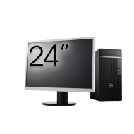 Calculator Second Hand DELL OptiPlex 7080 Tower, Intel Core i5-10500 3.10 - 4.50GHz, 8GB DDR4, 256GB SSD + Monitor 24"