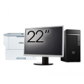 Calculator Second Hand DELL OptiPlex 7080 Tower, Intel Core i5-10500 3.10 - 4.50GHz, 8GB DDR4, 256GB SSD + Monitor 22" + Imprimanta Brother HL-L6300DW
