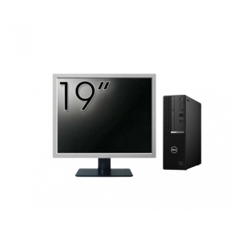Pachet Calculator Second Hand DELL OptiPlex 7090 SFF, Intel Core i5-10600 3.30 - 4.80GHz, 8GB DDR4, 256GB SSD + Monitor 19"