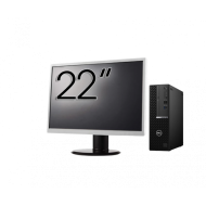 Pachet Calculator Second Hand DELL OptiPlex 7090 SFF, Intel Core i5-10600 3.30 - 4.80GHz, 8GB DDR4, 256GB SSD + Monitor 22"