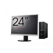 Pachet Calculator Second Hand DELL OptiPlex 7090 SFF, Intel Core i5-10600 3.30 - 4.80GHz, 8GB DDR4, 256GB SSD + Monitor 24"