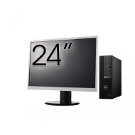 Pachet Calculator Second Hand DELL OptiPlex 7090 SFF, Intel Core i5-10600 3.30 - 4.80GHz, 8GB DDR4, 256GB SSD + Monitor 24"