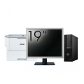 Pachet Calculator Second Hand DELL OptiPlex 7090 SFF, Intel Core i5-10600 3.30 - 4.80GHz, 8GB DDR4, 256GB SSD + Monitor 19" + Imprimanta Brother HL-L6300DW