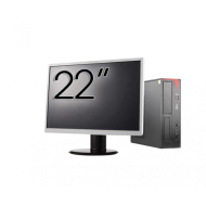 Pachet Calculator Second Hand Fujitsu Esprimo E420, Intel Core i3-4130 3.40GHz, 4GB DDR3, 500GB HDD + Monitor 22"