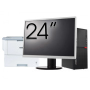 Pachet Calculator Second Hand LENOVO M710T Tower, Intel Core i3-6100 3.70GHz, 8GB DDR4, 500GB HDD, DVD-ROM + Monitor 24" & Imprimanta Brother HL-L6300DW