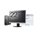 Pachet Calculator Second Hand Fujitsu Esprimo D957 SFF, Intel Core i5-6500T 2.50-3.10GHz, 8GB DDR4, 500GB HDD + Monitor 22" + Imprimanta Brother HL-L6300DW