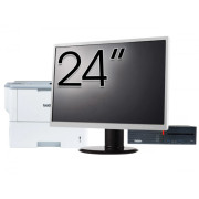 Pachet Calculator Second Hand LENOVO M700 SFF, Intel Core i7-6700 3.40GHz, 8GB DDR4, 256GB SSD + Monitor 24" & Imprimanta Brother HL-L6300DW