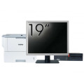 Pachet Calculator Second Hand LENOVO M700 SFF, Intel Core i5-6400 2.70GHz, 8GB DDR4, 256GB SSD + Monitor 19" & Imprimanta Brother HL-L6300DW