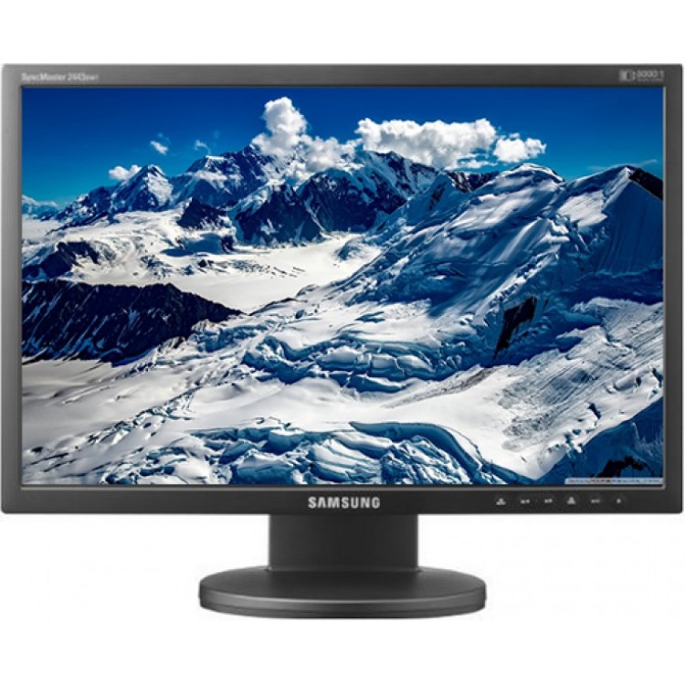 Monitoare Samsung 2443BW, 24 inch LCD, 1920 x 1200 dpi, Contrast Dinamic 20000:1, DVI, USB, Grad B