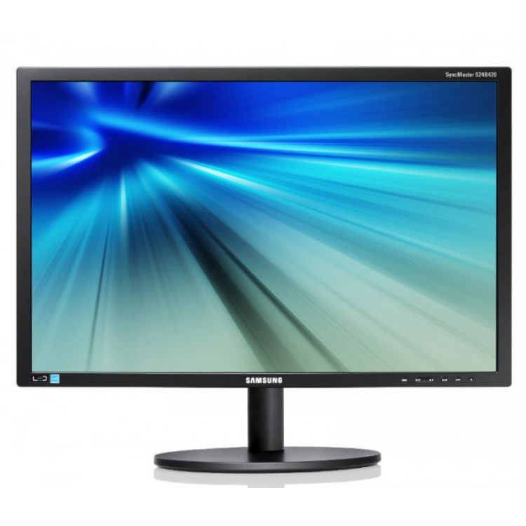 Monitor SAMSUNG SyncMaster S24B420BW, LCD, 24 inch, 1920 x 1200, VGA, DVI, Widescreen, Full HD