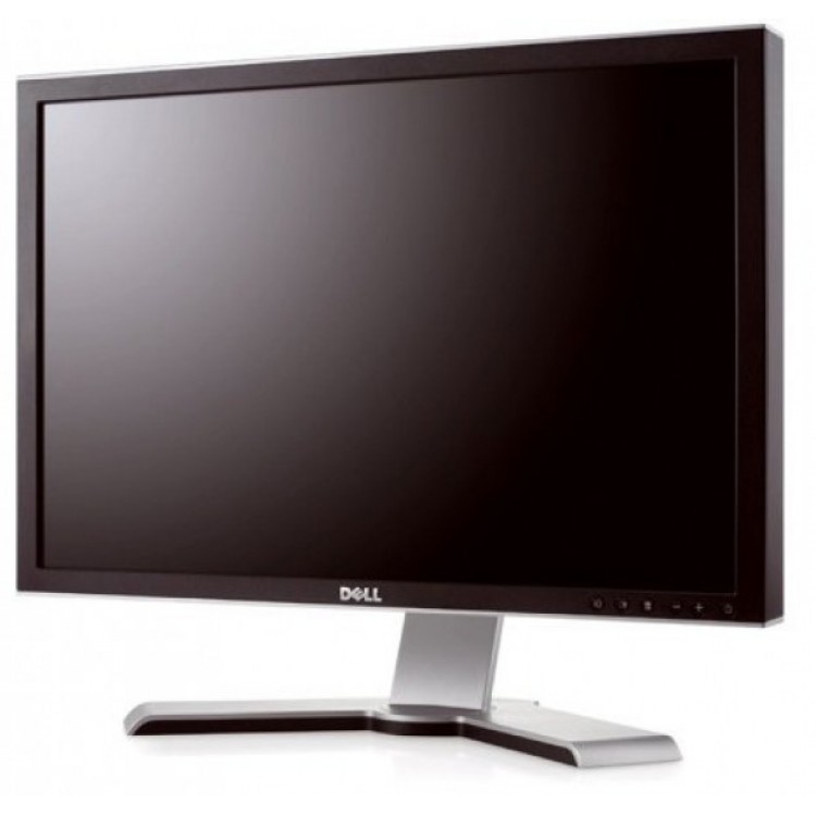 Monitor DELL UltraSharp 2408WFP, LCD, 24 inch, 1920 x 1200, VGA, 2 x DVI, 4 x USB, HDMI, Display Port, WIDESCREEN, Fara Picior, Grad B