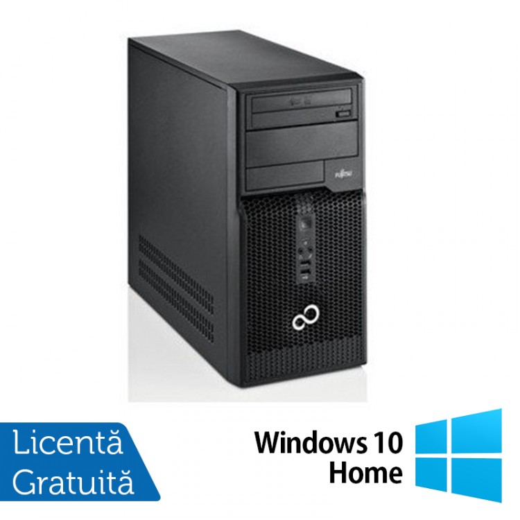 Fujitsu Siemens Esprimo P510, Intel Dual Core G640, 2.8GHz, 4GB DDR3, 500GB SATA, DVD-RW + Windows 10 Home