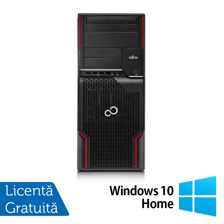 Workstation FUJITSU CELSIUS W510, Intel Core i5-2400S 2.5GHz - 3.3GHz, 4GB DDR3, 250 GB HDD, DVD-ROM + Windows 10 Home