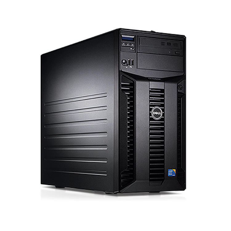 Server Dell PowerEdge T310 Tower, Intel Core i3-530 2.93GHz, 4GB DDR3-ECC, Hard Disk 250GB SATA, Raid Perc H200, Idrac 6 Enterprise, 2 PSU Hot Swap