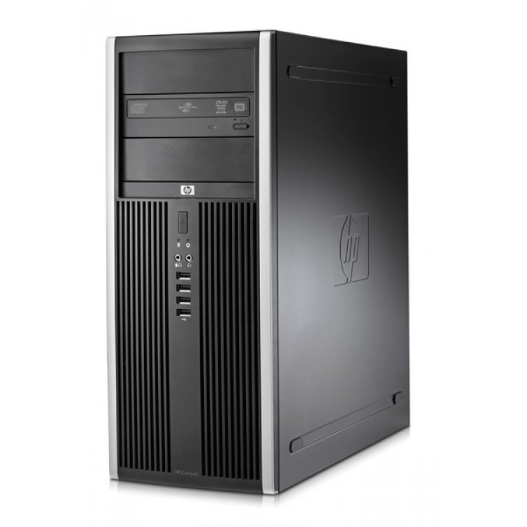 Calculator HP Compaq 8000 Elite Tower, Intel Core 2 Duo E7500 2.93GHz, 4GB DDR3, 250GB SATA, DVD-RW