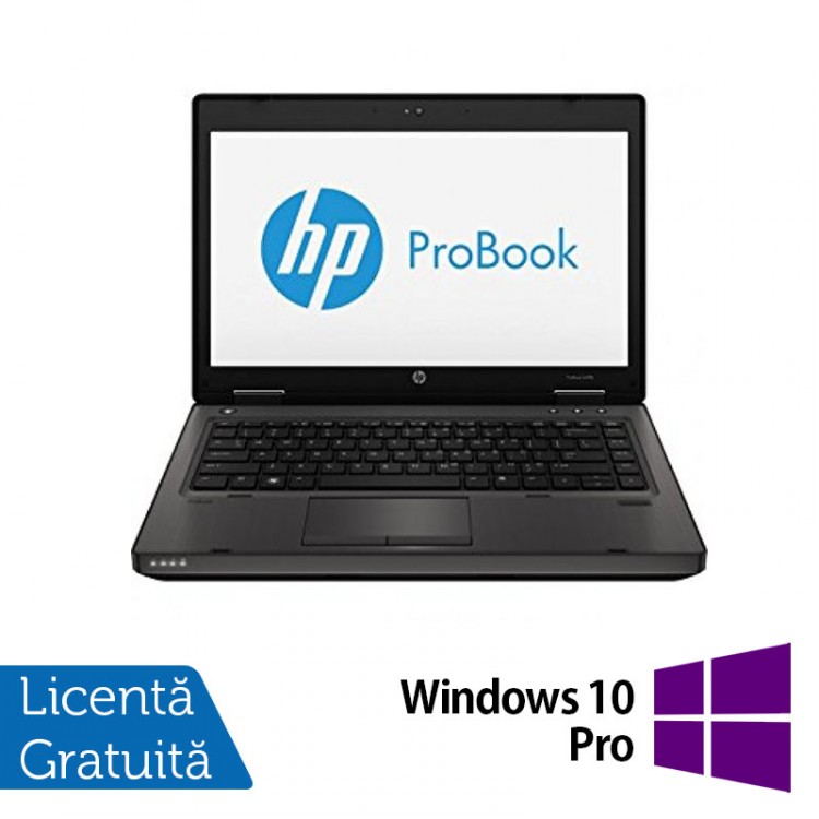 Laptop Refurbished HP ProBook 6470B, Intel Core i5-3230M 2.60GHz, 4GB DDR3, 120GB SSD, DVD-RW, Webcam + Windows 10 Pro
